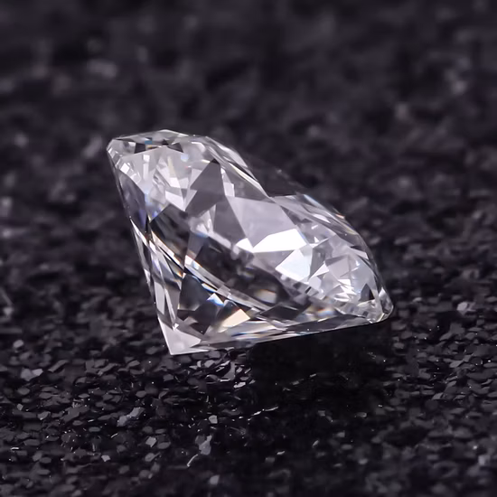 Moissanite ronde de qualité supérieure, coupe en étoile, dégagement de diamant, 2 carats, 8.0mm, Def, Moissanite incolore